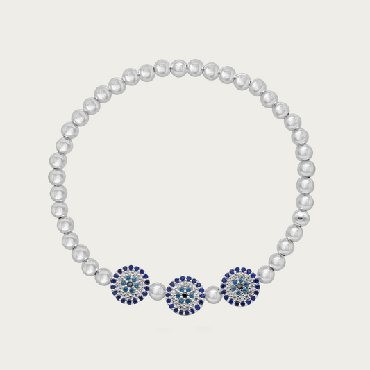The Triple Pave Evil Eye Armcandy Bracelet