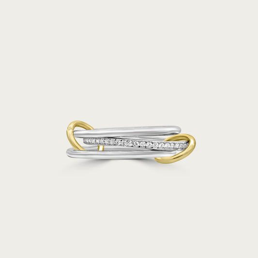 The Interlocked Stacked Ring