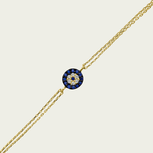 The Classic Pave Evil Eye Bracelet
