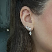 The Graduated Pear and Marquise Studs