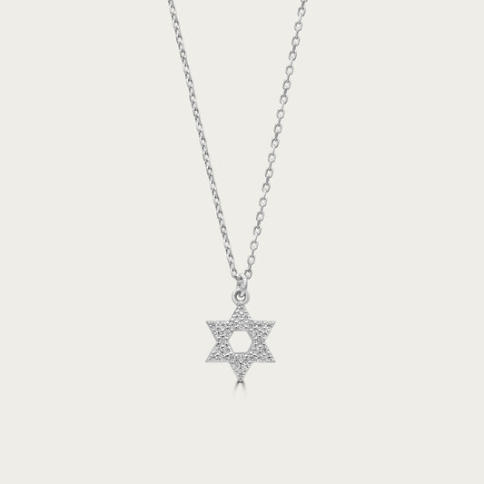 The Pave Star of David Necklace