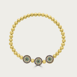 The Triple Pave Evil Eye Armcandy Bracelet