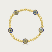 The Covered in Pave Evil Eye Armcandy Bracelet