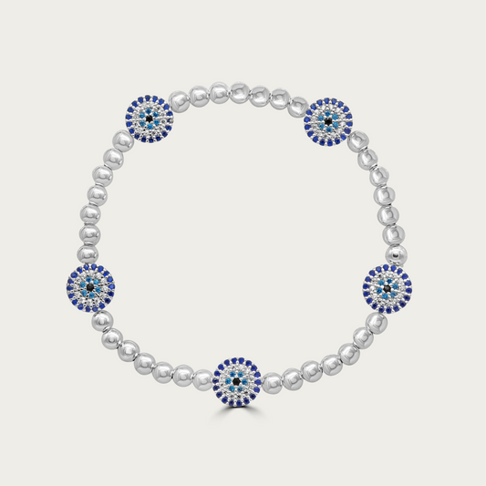 The Covered in Pave Evil Eye Armcandy Bracelet
