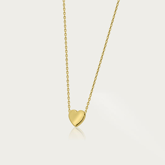 The Solid Mini Heart Necklace