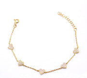 The Shining Mini Heart Bracelet