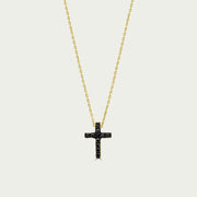 Le collier classique pavé de croix