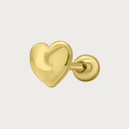 The Puffed Heart Stud