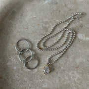 The Victorian Setting Pear Pendant