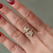 The Happy Butterflies Ring