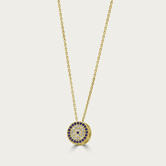 The Three Dimensional Evil Eye Necklace