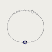 The Mini Pave Evil Eye Bracelet