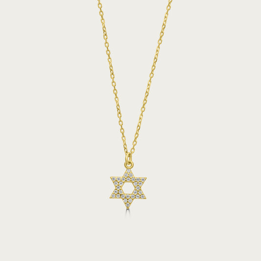 The Pave Star of David Necklace