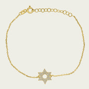 The Pave Star of David Bracelet