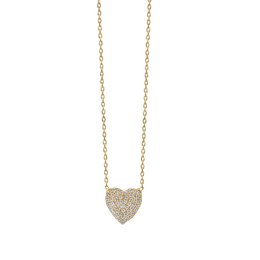 The Pavé Heart Necklace