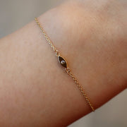The Dainty Mati with Single CZ Bracelet