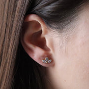 The Marquise Lotus Studs