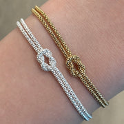 The Textured Reef Knot Bracelet