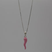 The Enamel Cornicello Pendant