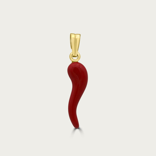 The Enamel Cornicello Pendant