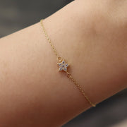 The Dainty Pave Star Bracelet