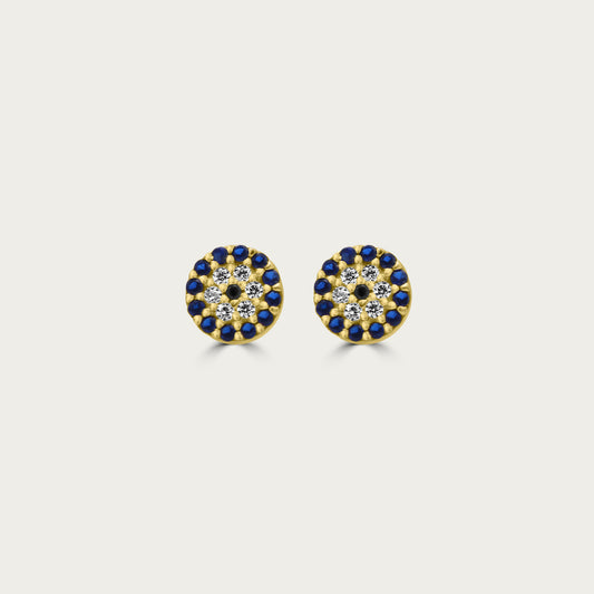 The Classic Pave Evil Eye Studs