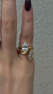 The Victorian Setting Marquise Solitaire Ring