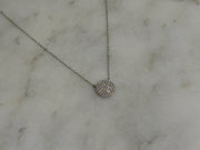 The Pave Circle Necklace