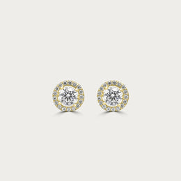 The Solitaire with Halo Studs