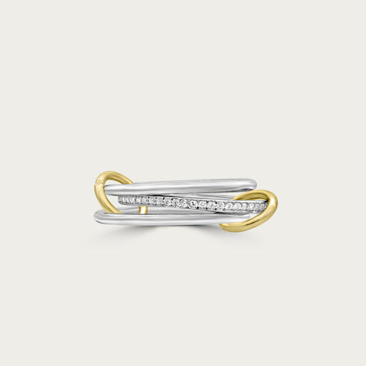 The Interlocked Stacked Ring