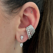 The Invisible Pear Drop Studs