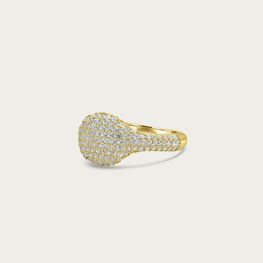 The Pave Signet Ring