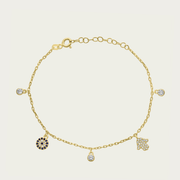 The Evil Eye And Hamsa Charm Bracelet