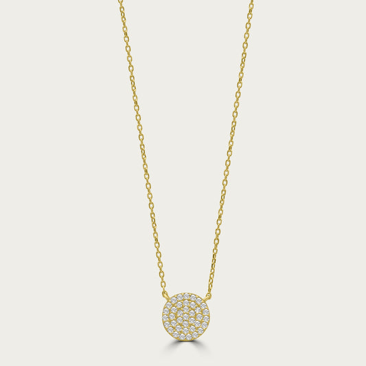 The Pave Circle Necklace