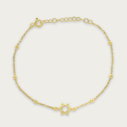 The Puffed Magen David Bracelet