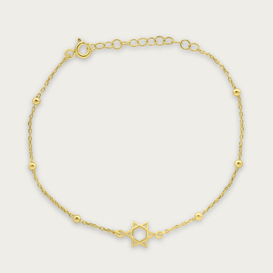 The Puffed Magen David Bracelet