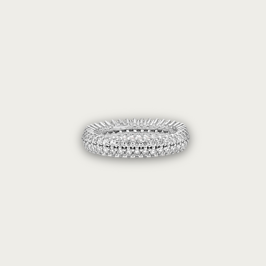 The Double Row Timeless Eternity Ring