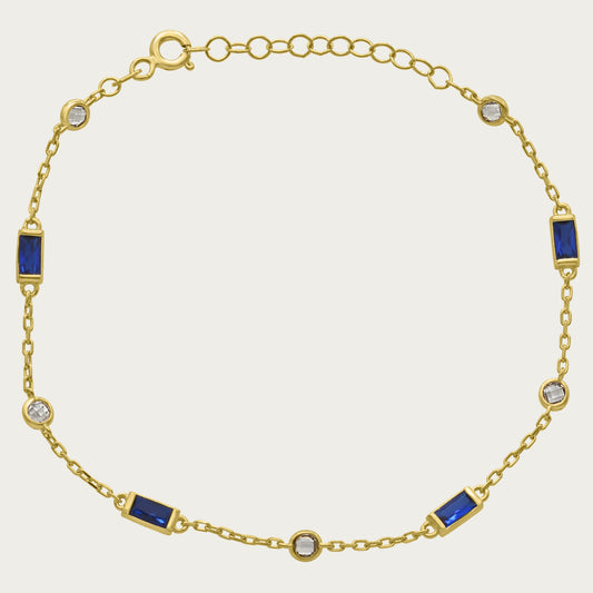 The Sapphire Baguette Stone Bracelet