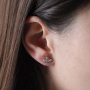 The Marquise Lotus Studs