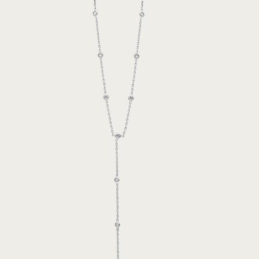The Bezel CZ Lariat