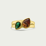 The Duet Ring -Amber