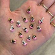 The Pretty In Pink Ladybug Charm