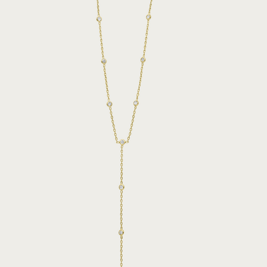 The Bezel CZ Lariat