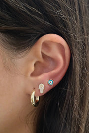 The Round Evil Eye Studs