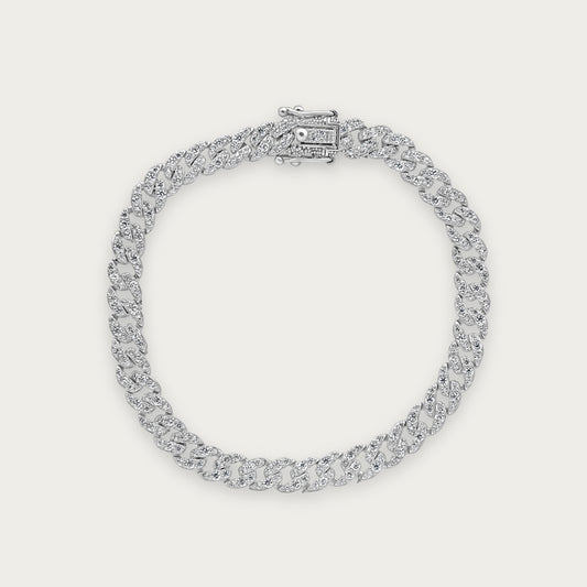 The Mini Iced Out Cuban Link Bracelet