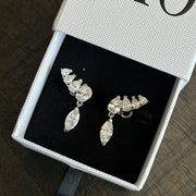 The Graduated Pear and Marquise Studs
