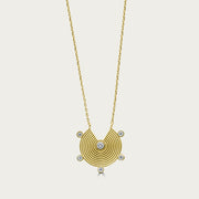 The Abstract Ribbed Medallion