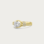 The Diamond Buckle Ring