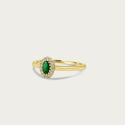 The Dainty Emerald Ring
