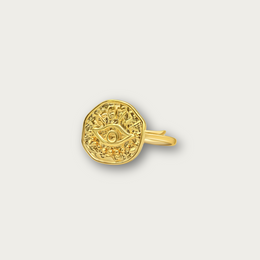 The Vintage Evil Eye Medallion Ring